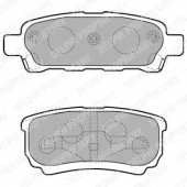 DELPHI LP1852 - колодки тормозные, задние