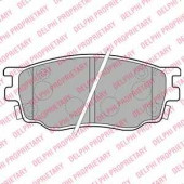 Колодки тормозные дисковые для MAZDA 6(GG,GY) <b>DELPHI LP1916</b>