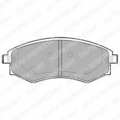 Колодки тормозные дисковые для DAEWOO REXTON(GAB#) / SSANGYONG REXTON(GAB#) <b>DELPHI LP1928</b>