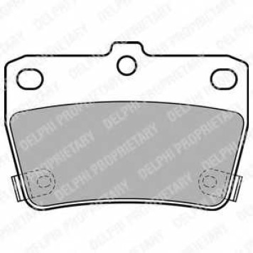 Колодки тормозные дисковые для TOYOTA RAV 4(ACA2#,CLA2#,XA2#,ZCA2#) <b>DELPHI LP1942</b>