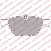 Колодки тормозные дисковые для BMW 1(E81,E87,E88), 3(E90,E91,E92,E93), 5(E60,E61,F10,F11,F18), X1(E84), Z4(E89) <b>DELPHI LP1956</b>