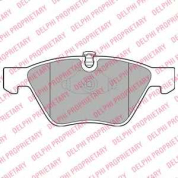 Колодки тормозные дисковые для BMW 1(E81,E87,E88), 3(E90,E91,E92,E93), 5(E60,E61,F10,F11,F18), X1(E84), Z4(E89) <b>DELPHI LP1956</b>