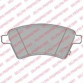 Колодки тормозные дисковые для FIAT SEDICI(FY#) / MITSUBISHI L 300(P0#W,P1#W,P2#W) / SUZUKI SX4(EY,GY) <b>DELPHI LP1966</b>