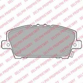 Колодки тормозные дисковые для HONDA CIVIC(FA,FD,FK,FN) <b>DELPHI LP1970</b>