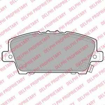 Колодки тормозные дисковые для HONDA CIVIC(FA,FD,FK,FN) <b>DELPHI LP1970</b>