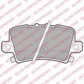 Колодки тормозные дисковые для HONDA CIVIC(FA,FD,FK,FN) <b>DELPHI LP1971</b>