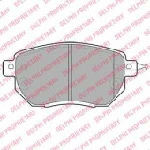 Колодки тормозные дисковые для INFINITI EX, FX / NISSAN MURANO(Z50,Z51) <b>DELPHI LP1986</b>