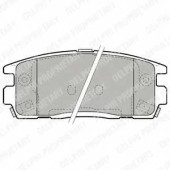 Колодки тормозные дисковые для CHEVROLET CAPTIVA(C100,C140) / OPEL ANTARA <b>DELPHI LP1988</b>