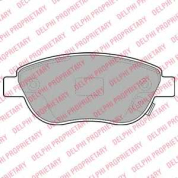 Колодки тормозные дисковые для OPEL CORSA(F08,F68) <b>DELPHI LP1990</b>