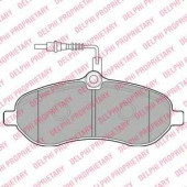 Колодки тормозные дисковые для CITROEN JUMPY / FIAT SCUDO(270, 272) / PEUGEOT EXPERT(VF3A#, VF3U#, VF3V#, VF3X#) <b>DELPHI LP1995</b>