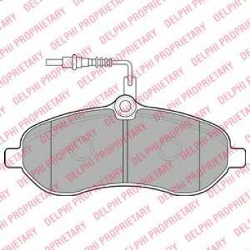 Колодки тормозные дисковые для CITROEN JUMPY / FIAT SCUDO(270, 272) / PEUGEOT EXPERT(VF3A#, VF3U#, VF3V#, VF3X#) <b>DELPHI LP1995</b>