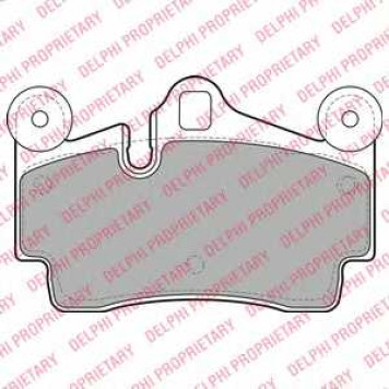 Колодки тормозные дисковые для AUDI Q7(4L) / PORSCHE CAYENNE(955,9PA) / VW TOUAREG(7L6,7L7,7LA) <b>DELPHI LP1998</b>