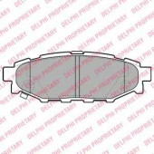 Колодки тормозные дисковые для SUBARU FORESTER(SH), IMPREZA(G3,GH,GR), LEGACY(B13#,BL,BP), OUTBACK(BL,BP) <b>DELPHI LP1999</b>