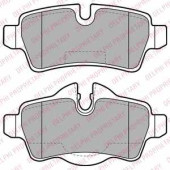 Колодки тормозные дисковые для MITSUBISHI SPACE(D0#V/W) <b>DELPHI LP2022</b>