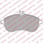 Колодки тормозные дисковые для MERCEDES C(C204,S204,W204), E(S212,W212) <b>DELPHI LP2028</b>