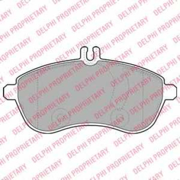 Колодки тормозные дисковые для MERCEDES C(C204,S204,W204), E(S212,W212) <b>DELPHI LP2028</b>