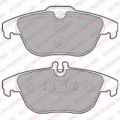 Колодки тормозные дисковые для MERCEDES C(S204,W204), E(A207), GLK(X204) <b>DELPHI LP2029</b>