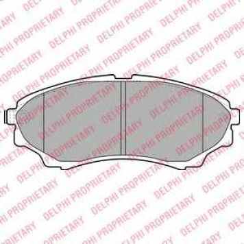 Колодки тормозные дисковые для FORD RANGER(EQ,ER,ES,ET) / MAZDA B-SERIE(UN), BT-50(CD,UN) <b>DELPHI LP2036</b>