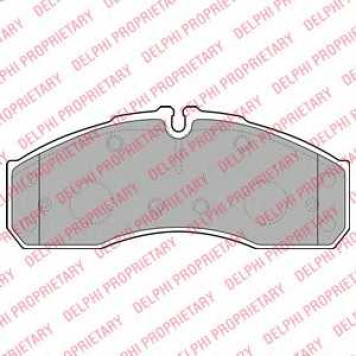 Колодки тормозные дисковые для MERCEDES SPRINTER(905) <b>DELPHI LP2042</b>
