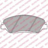 Колодки тормозные дисковые для HYUNDAI SANTA FE(CM,DM) / KIA SORENTO(XM) / SSANGYONG KORANDO <b>DELPHI LP2048</b>