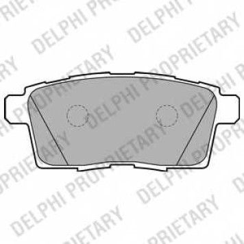 Колодки тормозные дисковые для MAZDA CX-7(ER) <b>DELPHI LP2052</b>