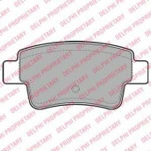 Колодки тормозные дисковые для CITROEN C4(UA#,UD#) <b>DELPHI LP2055</b>