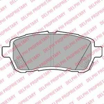 Колодки тормозные дисковые для DAIHATSU MATERIA(M4#) / FORD FIESTA / MAZDA 2(DE) / SUBARU JUSTY / SUZUKI SWIFT(FZ,NZ) <b>DELPHI LP2069</b>