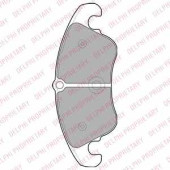 Колодки тормозные дисковые для AUDI A4(8K2,8K5,8KH,B8), A5(8F7,8T3,8TA), Q5(8R) / FORD FOCUS(DA#) <b>DELPHI LP2077</b>