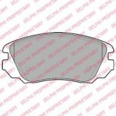 Колодки тормозные дисковые для CHEVROLET MALIBU(V300) / HONDA CIVIC(EC,ED,EE) / OPEL INSIGNIA / SAAB 9-5(YS3G) <b>DELPHI LP2080</b>