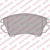 DELPHI LP2081 - колодки тормозные, передние