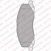 Колодки тормозные дисковые для HONDA CIVIC(EC,ED,EE) / OPEL INSIGNIA / SAAB 9-5(YS3G) <b>DELPHI LP2082</b>