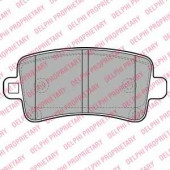 Колодки тормозные дисковые для HONDA CIVIC(EC,ED,EE) / OPEL INSIGNIA / SAAB 9-5(YS3G) <b>DELPHI LP2084</b>