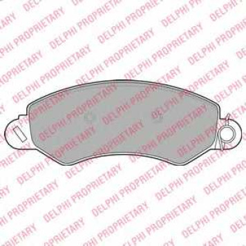 Колодки тормозные дисковые <b>DELPHI LP2096</b>