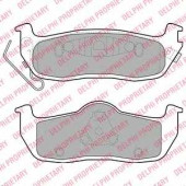 Колодки тормозные дисковые для NISSAN NAVARA(D40) <b>DELPHI LP2109</b>