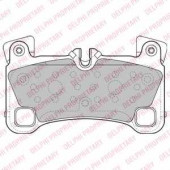 Колодки тормозные дисковые для PORSCHE CAYENNE(955,9PA) / VW TOUAREG(7L6,7L7,7LA) <b>DELPHI LP2118</b>