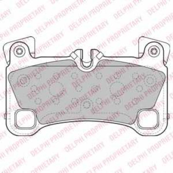 Колодки тормозные дисковые для PORSCHE CAYENNE(955,9PA) / VW TOUAREG(7L6,7L7,7LA) <b>DELPHI LP2118</b>