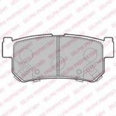 DELPHI LP2127 - колодки тормозные, задние