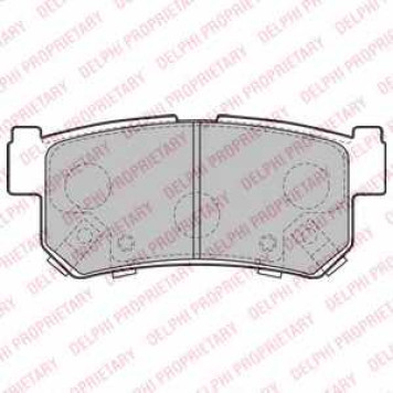 DELPHI LP2127 - колодки тормозные, задние