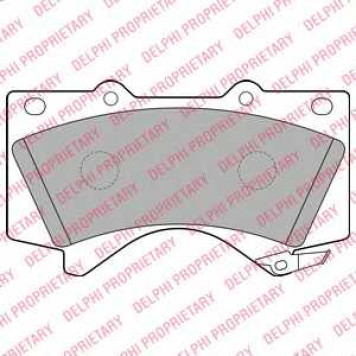 Колодки тормозные дисковые для TOYOTA LAND CRUISER 200(UZJ2#,VDJ2#) <b>DELPHI LP2134</b>