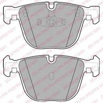 Колодки тормозные дисковые для BMW 5(F07), 7(F01,F02,F03,F04) <b>DELPHI LP2141</b>