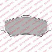 Колодки тормозные дисковые для CHRYSLER GRAND VOYAGER(RT) / JEEP WRANGLER(JK) <b>DELPHI LP2143</b>