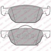 Колодки тормозные дисковые для HONDA ACCORD(CU), CIVIC(FB,FG,FK) <b>DELPHI LP2144</b>