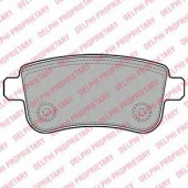 Колодки тормозные дисковые для MERCEDES E(S212), SLS AMG(A197) / OPEL ASTRA(55#) / RENAULT GRAND(JZ0/1#), MEGANE(BZ0#, DZ0/1#, EZ0/1#, KZ0/1), SCENIC(JZ0/1#) <b>DELPHI LP2153</b>