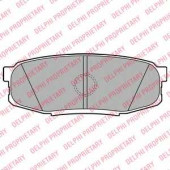 Колодки тормозные дисковые для TOYOTA LAND CRUISER 200(UZJ2#,VDJ2#) <b>DELPHI LP2154</b>