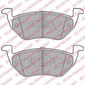 Колодки тормозные дисковые для FORD MAVERICK / MAZDA TRIBUTE(EP) <b>DELPHI LP2158</b>