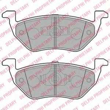 Колодки тормозные дисковые для FORD MAVERICK / MAZDA TRIBUTE(EP) <b>DELPHI LP2158</b>