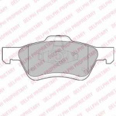 Колодки тормозные дисковые для FORD MAVERICK / MAZDA TRIBUTE(EP) <b>DELPHI LP2161</b>