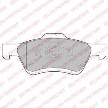 Колодки тормозные дисковые для FORD MAVERICK / MAZDA TRIBUTE(EP) <b>DELPHI LP2161</b>