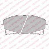 Колодки тормозные дисковые для HONDA ACCORD(CU) <b>DELPHI LP2166</b>