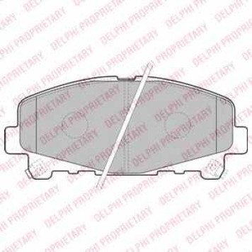 Колодки тормозные дисковые для HONDA ACCORD(CU) <b>DELPHI LP2166</b>